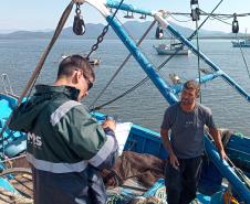 Acompanhamento técnico da atividade pesqueira na Baía de Guaratuba