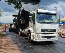 PR-218 serviços de conservação no acesso para Maravilha