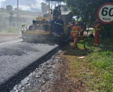 PR-218 serviços de conservação no acesso para Maravilha