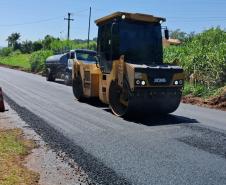 PR-218 serviços de conservação no acesso para Maravilha