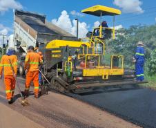 PR-218 serviços de conservação no acesso para Maravilha