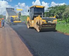 PR-218 serviços de conservação no acesso para Maravilha