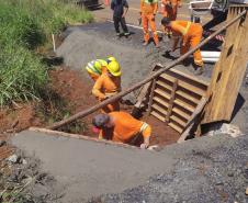 PR-560 melhorias no taper em trevo rodoviário
