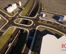 BR-369 maquete novo Trevo da Esperança em Cambé