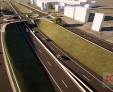 BR-369 maquete novo Trevo da Esperança em Cambé