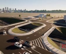 BR-369 maquete novo Trevo da Esperança em Cambé