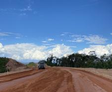 PR-092 em Doutor Ulysses obra de pavimentação