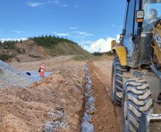 PR-092 em Doutor Ulysses obra de pavimentação