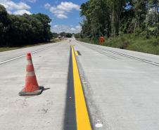 PR-151 whitetopping entre Ponta Grossa e Palmeira chega a 35%