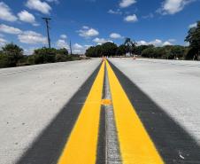 PR-151 whitetopping entre Ponta Grossa e Palmeira chega a 35%