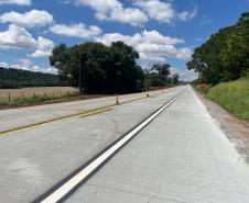 PR-151 whitetopping entre Ponta Grossa e Palmeira chega a 35%