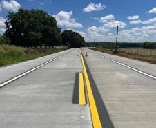 PR-151 whitetopping entre Ponta Grossa e Palmeira chega a 35%