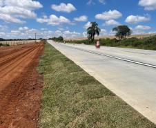 PR-151 whitetopping entre Ponta Grossa e Palmeira chega a 35%