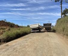 PR-160 serviços iniciais da pavimentação remanescente entre Imbaú e Reserva