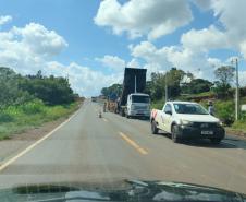 PR-170 recuperação de acostamentos em Pinhão