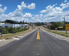 Serviços de reforço da sinalização na PR-180 em Francisco Beltrão