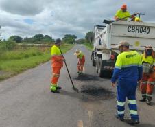 PR-218 serviços de conservação entre Carlópolis e Guapirama