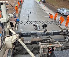 PR-460 restauração em concreto entre Nova Tebas e Pitanga