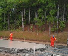 PR-460 restauração em concreto entre Nova Tebas e Pitanga