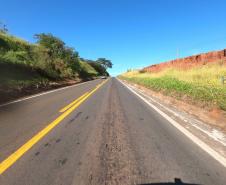 PR-542 em Colorado, trecho que será estudo em projeto de restauração e ampliação