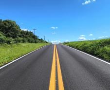 Serviços de reforço da sinalização na PR-566 entre Francisco Beltrão e Itapejara do Oeste