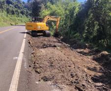 PR-662 serviços de conservação em Foz do Jordão - reparo em trinca