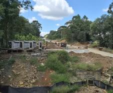 Pavimentação da PR-990 em Rebouças