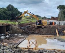 PRC-466 duplicação em concreto entre Turvo e Palmeirinha