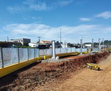 PRC-466 nova passarela para pedestres em Pitanga