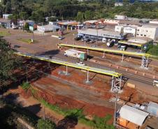 PRC-466 nova passarela para pedestres em Pitanga