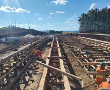 PRC-466 duplicação em concreto entre Pitanga e Turvo - Viaduto PR-456
