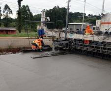 PRC-466 duplicação em concreto entre Pitanga e Turvo - pavimento de concreto