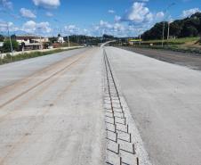 PRC-466 duplicação em concreto entre Pitanga e Turvo - barreira de concreto New Jersey