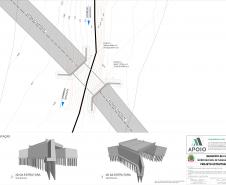 Ponte sobre o córrego Genúncia em Floraí - folha do projeto