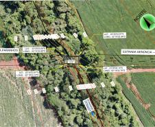 Ponte sobre o córrego Genúncia em Floraí - folha do projeto