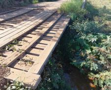 Ponte 13 de junho em Manoel Ribas