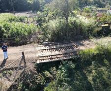 Ponte 13 de junho em Manoel Ribas