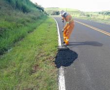 PR-151 entre Ribeirão Claro e a divisa com São Paulo
