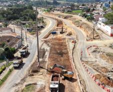 Construção de novo viaduto na PR-151 em Palmeira