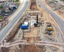 Construção de novo viaduto na PR-151 em Palmeira