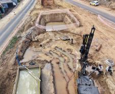 Construção de novo viaduto na PR-151 em Palmeira