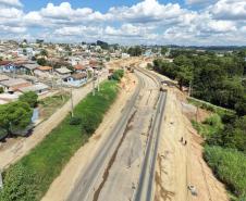 Construção de novo viaduto na PR-151 em Palmeira