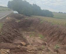 PR-552 erosão próximo a Ourizona