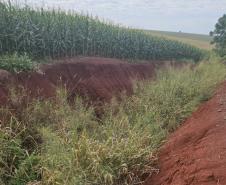 PR-552 erosão próximo a Ourizona