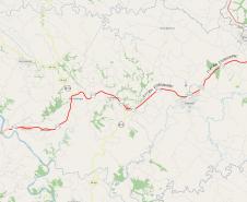 Mapa da PRC-272 entre Mauá da Serra e Lidianópolis