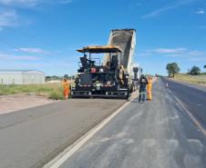 PR-151 entre Ponta Grossa e Palmeira - concretagem