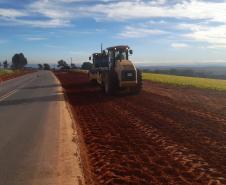 PR-151 entre Ponta Grossa e Palmeira - terraplenagem