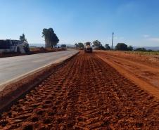 PR-151 entre Ponta Grossa e Palmeira - terraplenagem