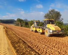 PR-151 entre Ponta Grossa e Palmeira - terraplenagem