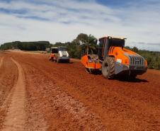 PR-151 entre Ponta Grossa e Palmeira - terraplenagem